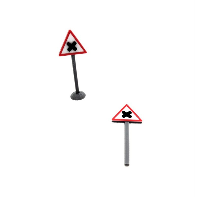 Señal intersección con prioridad a la derecha