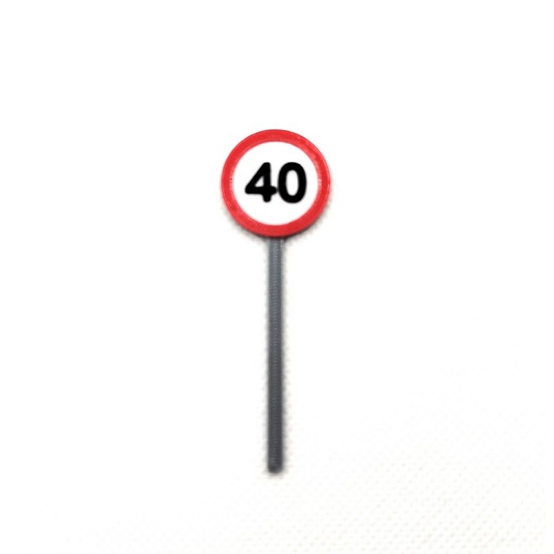 Señal velocidad 40
