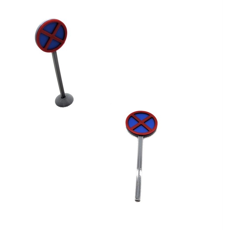 Señal parada y estacionamiento prohibido