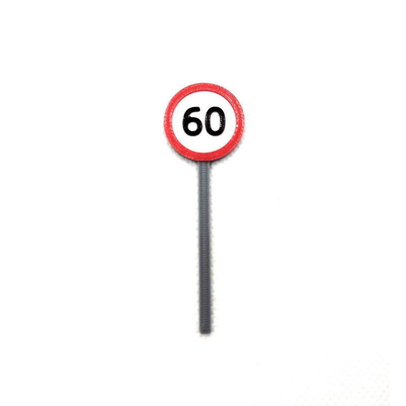 Señal velocidad 60