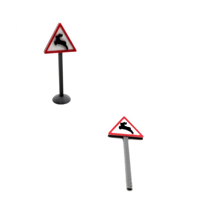 Señal paso de animales en libertad