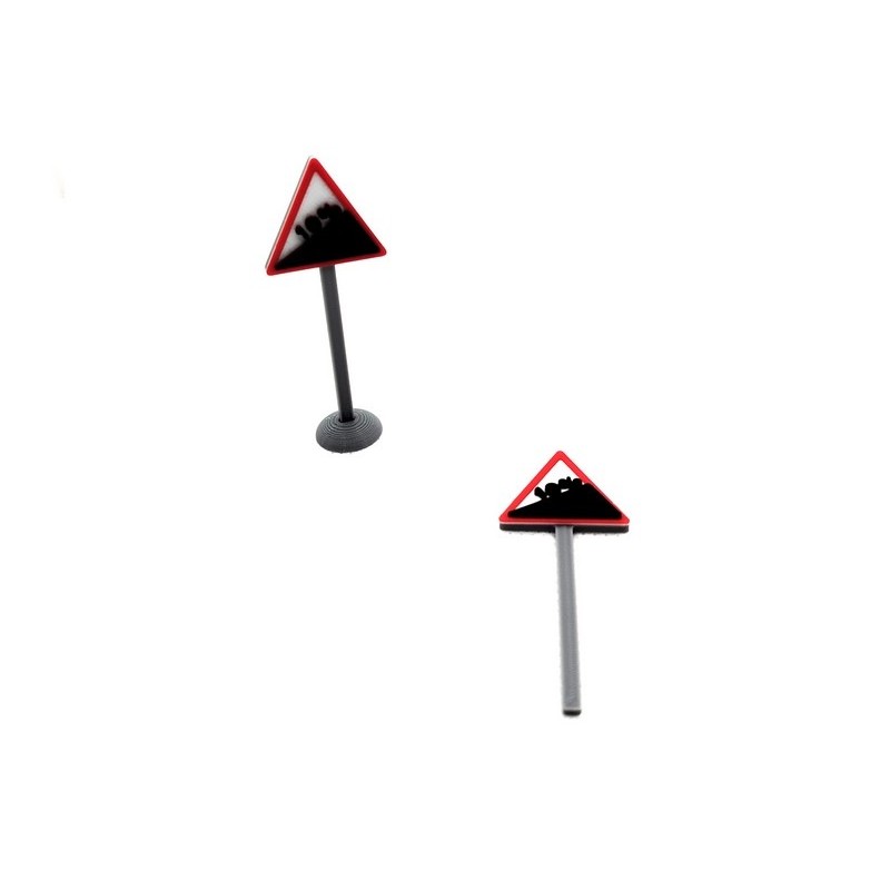 Señal de pendiente ascendente 10%