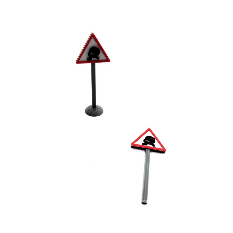 Señal de pavimento deslizante