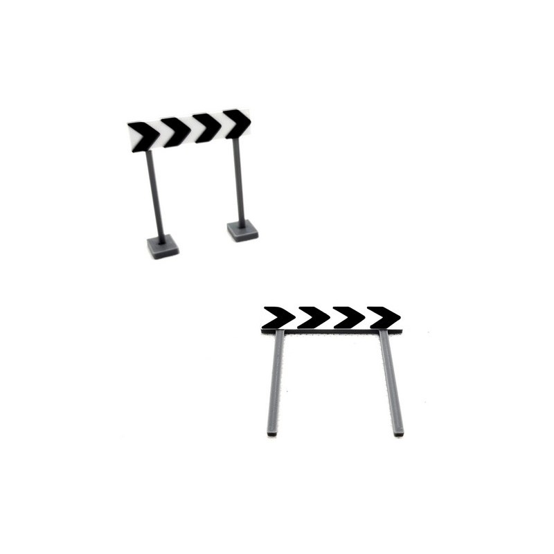 Panel direccional a la derecha