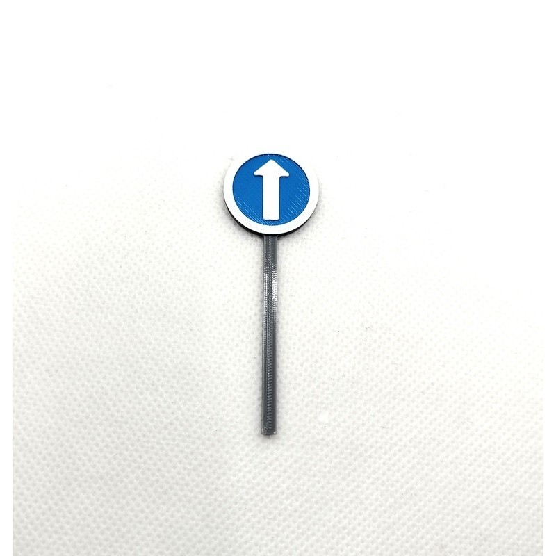 Señal paso obligatorio de frente