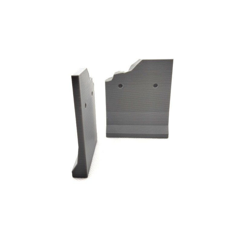 Muro hormigón New Jersey roto media base