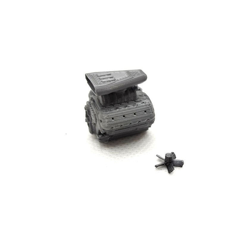 Motor simulación V8