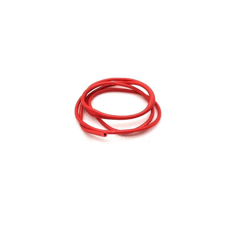 Cable silicona 1,6mm rojo 0,50m