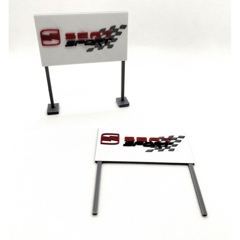 Cartel publicidad Seat Sport