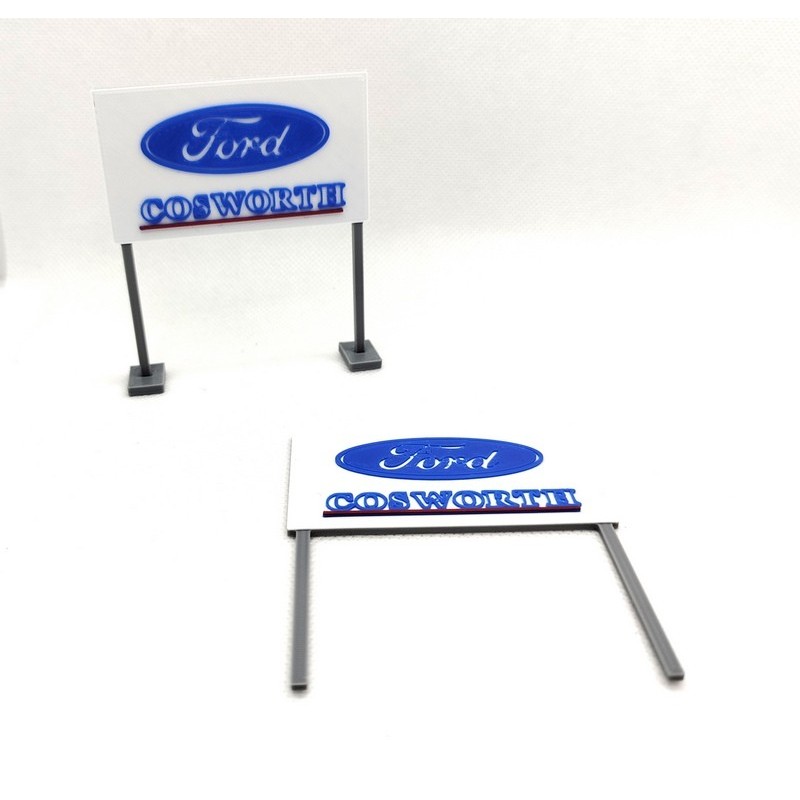 Cartel publicidad Ford Cosworth