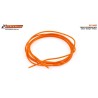 Cable silicona 1,5mm naranja 2m