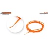 Cable silicona 1,5mm naranja 2m