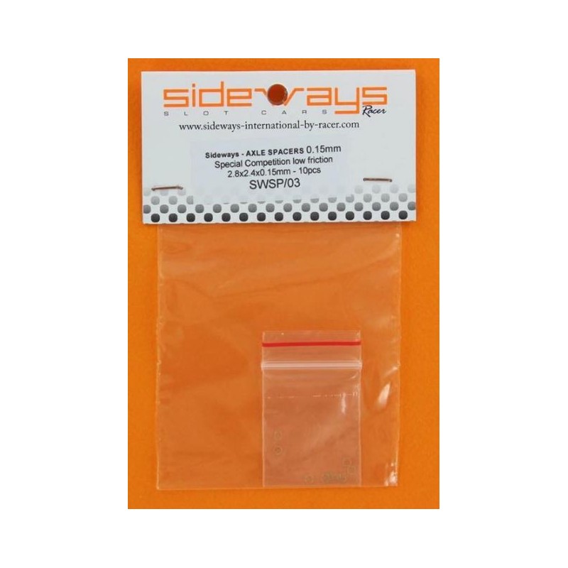 Separadores Eje 2.38mm de 0,15mm
