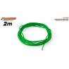 Cable silicona 0,9mm verde 2m