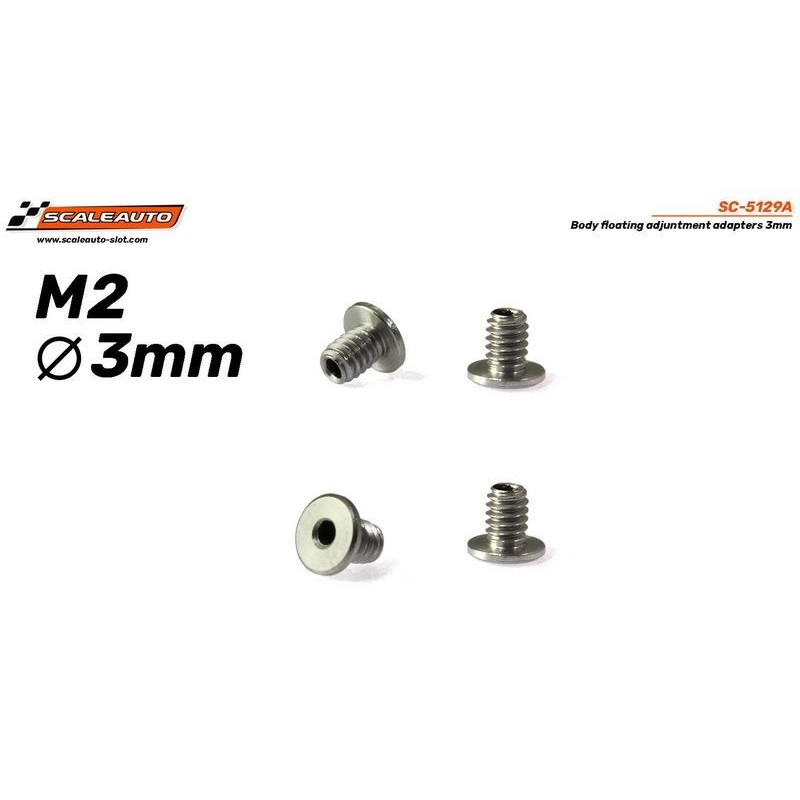 Kit tornillería M2 x 3mm body floating