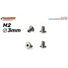 Kit tornillería M2 x 3mm body floating