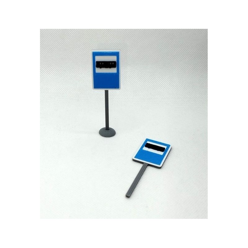 Señal parada de autobús